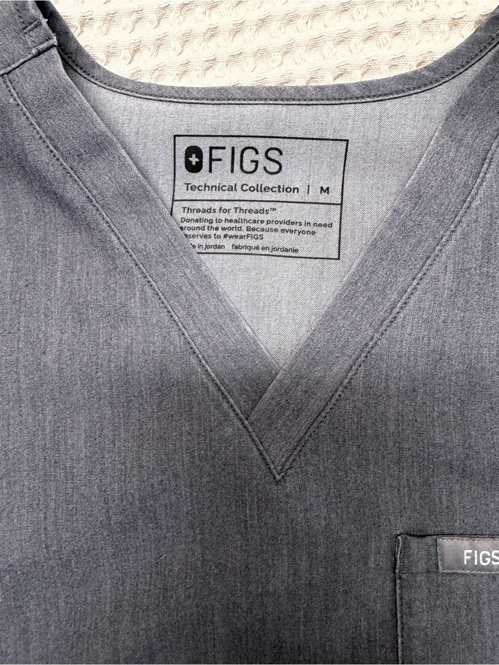 Figs Scrub Set Graphite - Picture 4 of 7